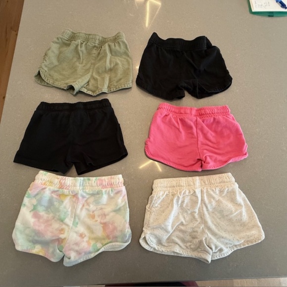 Bundle 5 Girl XS (4/5) Cotton Jersey Shorts Cat & Jack Old Navy EUC - Picture 4 of 5